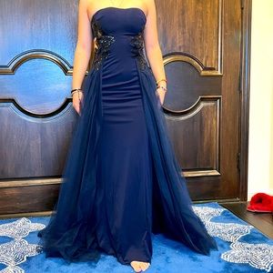 Navy Blue Gown